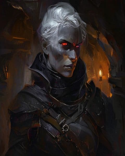 Drow portrait