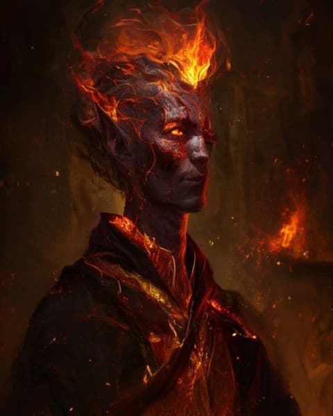 Genasi portrait