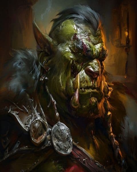 Half-Orc portrait
