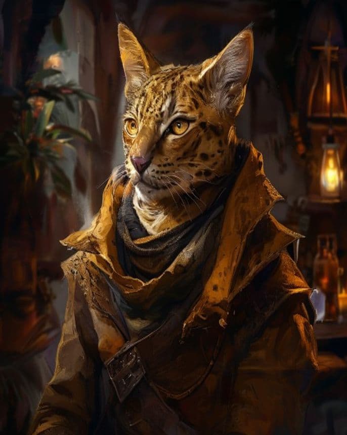 Tabaxi portrait