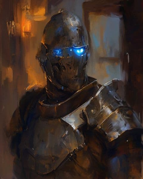 Warforged portrait